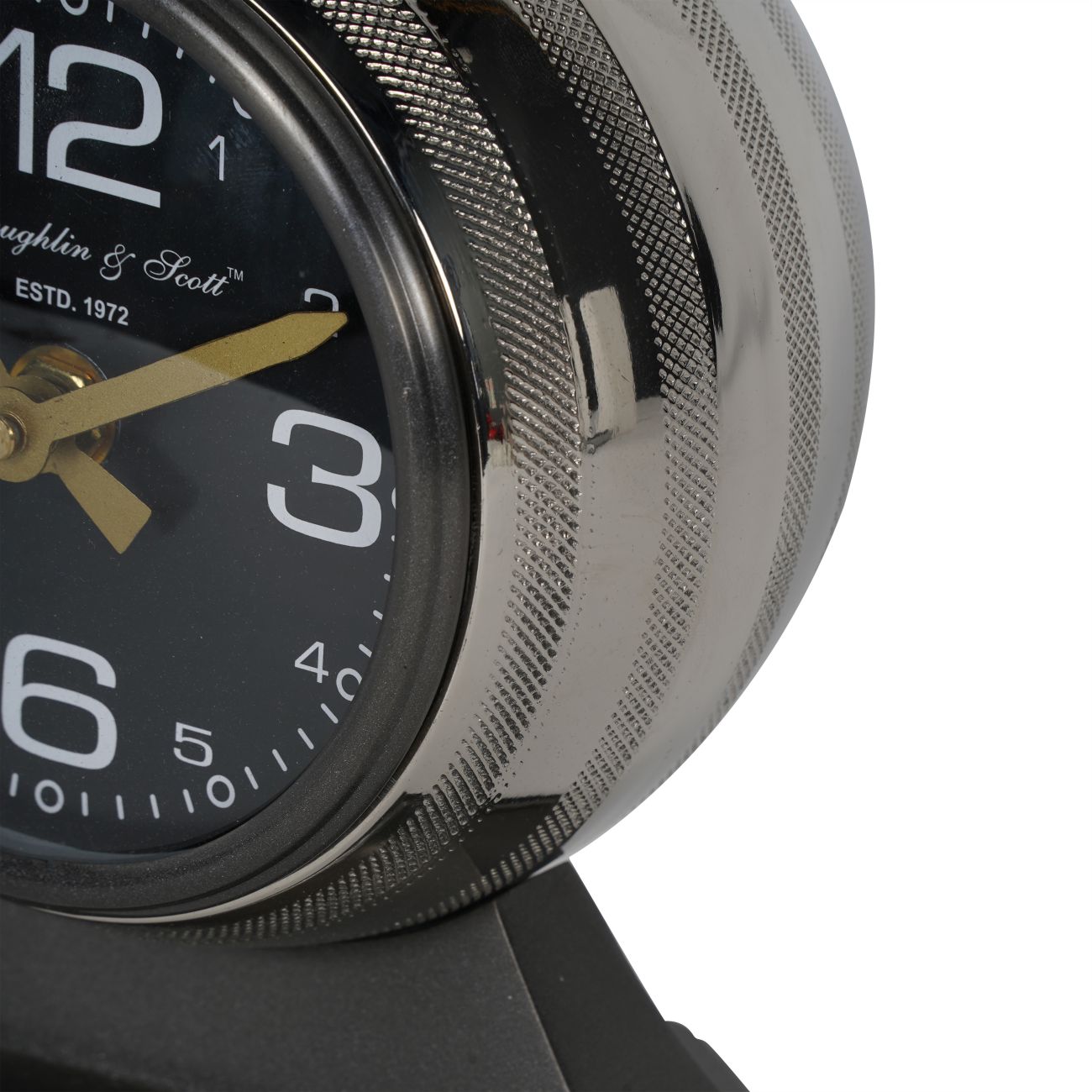 Aviation Grey Mantel Clock Small